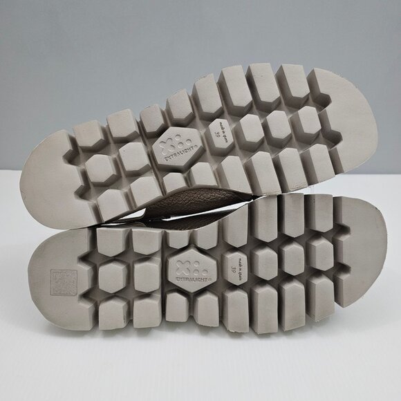 Pedro Garcia Reme Sandal Womens EU 39 Metallic Gold Leather Slingback Platform - Picture 12 of 14